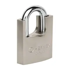 HERMEX - Candado De 60 Mm De Hierro Con Coraza Y 3 Llaves Anti-ganzúa