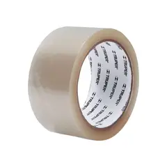 TRUPER - Cinta Ancha Transparente Profesional De 50 Metros Y 48 Mm