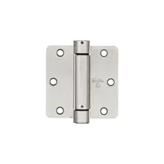 GENERICO - Bisagra con Resorte Niquel Satinado 8,89 cm