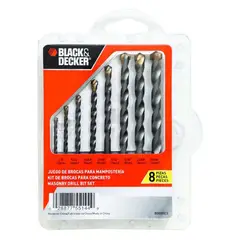 BLACK+DECKER - Clip Strip 8 Brocas Mamposteria B&D Ref BD0080CS