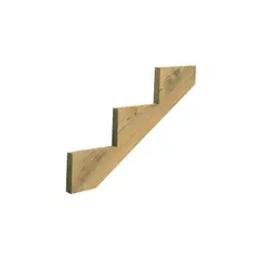 UNIVERSAL FOREST PRODUCTS - Zancas para Escalera 3 Escalones 99.06 cm