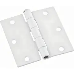 GENERICO - Bisagra para Puerta Blanca 8,89 cm