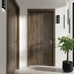 GENERICO - Kit Puerta De Acceso Madera 100x235cm Bellota