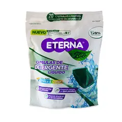 ETERNA - Detergente Liquido Para Ropa En Capsulas X 20 Unidades