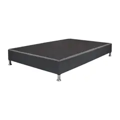 VM HOGAR - Base Cama Sencilla 190X100 Gris Grafito