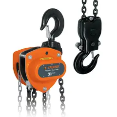 TRUPER - Diferencial Industrial de 3 Toneladas Cadena 6.70 Metros