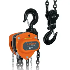 TRUPER - Diferencial Industrial de 5 Toneladas Cadena 6.80 Metros