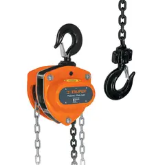 TRUPER - Diferencial Industrial de 1 Tonelada Cadena 3.20 Metros