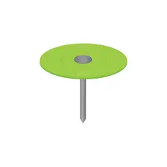 GENERICO - Clavo Tapa Plástica Electrogalvanizado de 3.1 cm