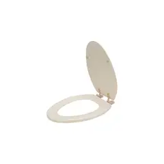 PROSOURCE - Asiento de Inodoro Elongado Color Hueso
