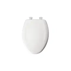 MAYFAIR - Asiento de Inodoro Elongado de Plástico Blanco