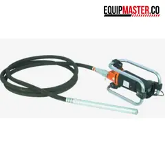 EQUIPMASTER - Vibrador Eléctrico 2HP con Manguera Guaya 4 m 38 mm 16,800 Vpm 110V