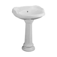 CORONA - Lavamanos Mazara Pedestal Blanco