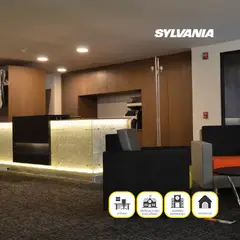 SYLVANIA - Panel Led Sobreponer Redondo 12w Luz Neutra 840 Lumenes Certificado