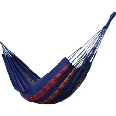 TELARY - Hamaca Macondo Doble 135x225cm con Protector Metálico Anti Desgaste por Rozamiento