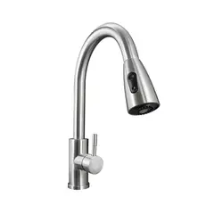 GRIFOS CENTER - Grifería Monocontrol Lavaplatos Satinado Acero Consumo 9.5 l/min