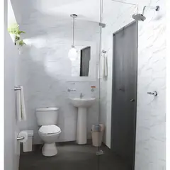 CORONA - Pared Cerámica Duomo Blanco 30x45cm Caja 1.89 m2