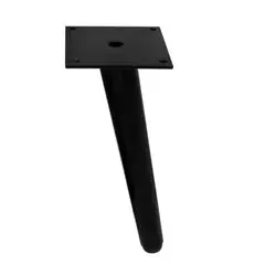 MADECENTRO - Pata 901 Acero Negra Diag Vintage 200Mm