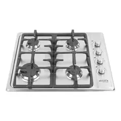 ABBA - Estufa Empotrable 4 Puestos Acero Inoxidable Gas Propano