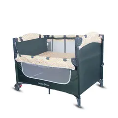 BEBESIT - Cuna Corral Colecho para Bebé Sleep Rosado Dots