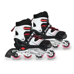 QMAX - Patines Ajustables De Iniciación Talla M ( De 33 A 36) Epic Rojo