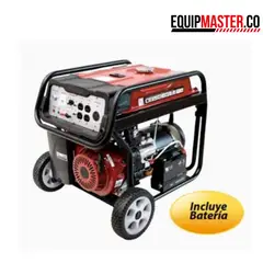 EQUIPMASTER - Planta Eléctrica Em-Fg8000 Forte 7.500 Watts Máximo