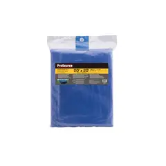 PROSOURCE - Lona de Resistencia Media Azul de 6.09 X 6.09 m