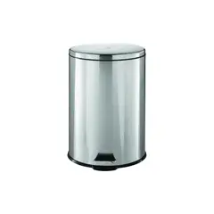 GENERICO - Caneca Acero Inoxidable 7L Plateado Con Pedal