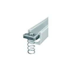 SUPERSTRUT - Tuerca de Resorte Acero Plateado Galvanizado de 1/2