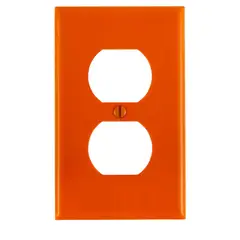 LEVITON - Tapa de Pared Naranja 80703-Org para Toma Doble