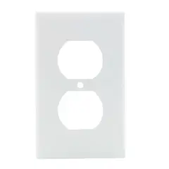 LEVITON - Tapa de Pared Blanca 80703-W para Toma Doble