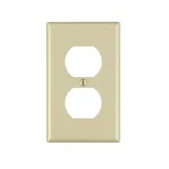 LEVITON - Tapa de Pared Blanca 88003 para Toma e Interruptor Doble