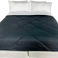 JUST HOME COLLECTION - Plumón Plus 170x240 cm Negro Sencillo
