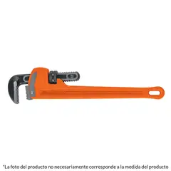 TRUPER - Llave de Tubo de 36" 91 cm Apertura 8.9 cm