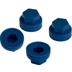 FIXSER - Tapon Hex.P/Tor 5/16 Azul 4 Undidades