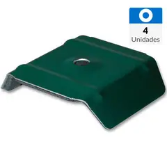 FIXSER - Capelote Cubiert 6.5 Verde 4 Undidades