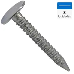 FIXSER - Clavo Teja Zinc 2.7X1 8U