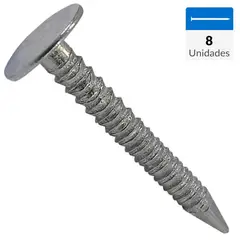 FIXSER - Clavo Teja Zinc 2.7X3/4 8U