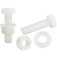 undefined - Perno Nylon Ar/Tu M8X20 1 Unidad Fixser