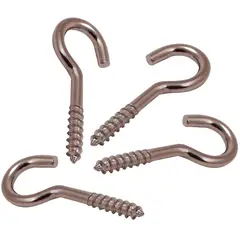 FIXSER - Cancamos Abierto Niquelado 3X13/4 4 Unidades