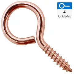 FIXSER - Cancamos Cerrado Cobre 1X11/4 4 Unidades