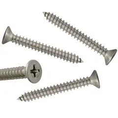 FIXSER - Tornillo Lamina Cabeza Plana Philips Inox. # 8 X 1-1/2" (4U)