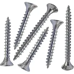 FIXSER - Tornillo Aglomerado Zinc 6X1 6 Undidades
