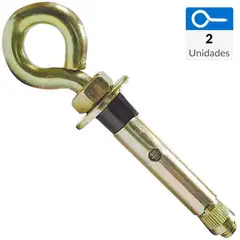 FIXSER - Cancamos Met Cerrado M8X40 2 Unidades