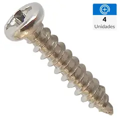FIXSER - Mini Tornillo C/Pan M1.4 X 3 Mm 4 Unidades