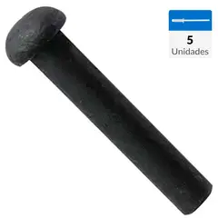 FIXSER - Remache Hierro C/Redon 1/4 X1Pulg 5U