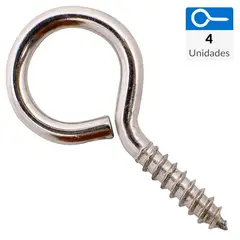 FIXSER - Cancamos Cerrado Niquelado 1X11/4 4 Unidades