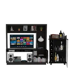 RTA DESIGN - Combo Sala Ezra Rack de TV + Bar