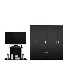 RTA DESIGN - Combo Habitación Zafi Closet + Mesa TV