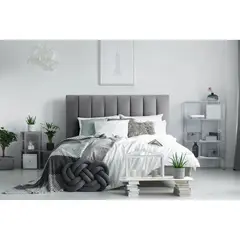 BANZAY - Cabecero Paneles Cama King - Gris